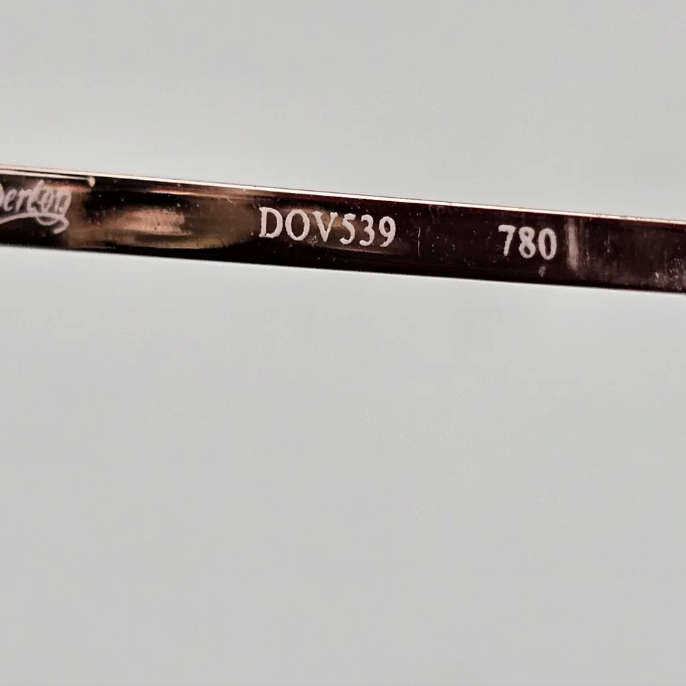 Beyonce Dereon Aviator Rose Gold‎ Metal Eyewear Frames Dov539 52/20 Beehive